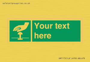 Custom Safe condition: Emergency stop button